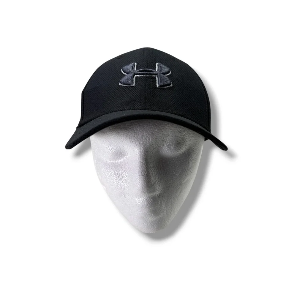 Under Armour Youth Blitzing 3.0 Hat Black Embroidered Logo Cap XS/S 1305017